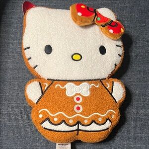 Hello Kitty Gingerbread Plush with Red Bow